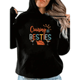thumbnail image 1 of Women's "Cruising Besties" Graphic Comfortable Hoodie Top Casual Breathable Hooded long-sleeved Black S-2XL, 1 of 7