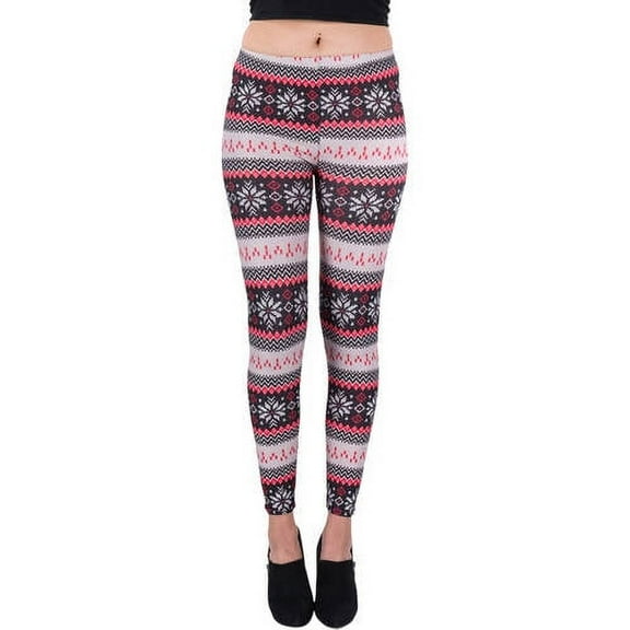 Women's Crystal Design Full Length Stretchy Leggings