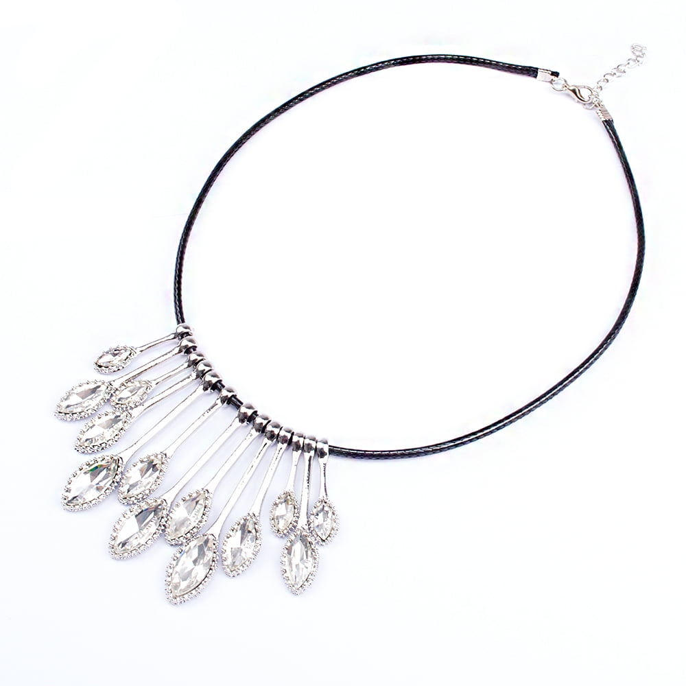 Women's Crystal Tassel Necklace [Elegant Fashion Accessory][Single Piece]