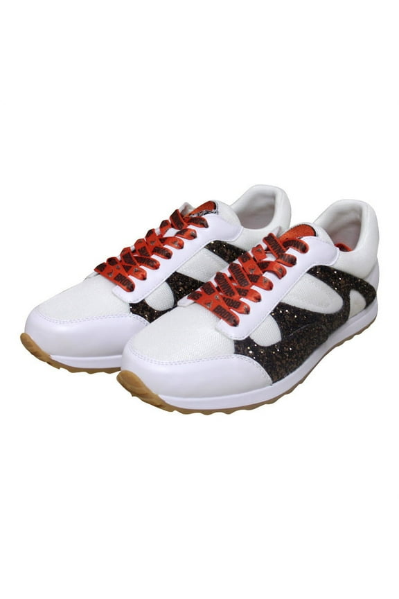 Women's Cuce Brown Cleveland Browns Glitter Sneakers