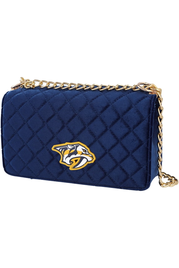 Women's Cuce Nashville Predators Velvet Team Color Bag