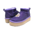 thumbnail image 1 of Women's Cuce Purple Minnesota Vikings Crystal Platform Boots, 1 of 4