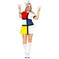 thumbnail image 1 of 60s Mod Muse Adult Costume - Plus Size 3X/4X, 1 of 1