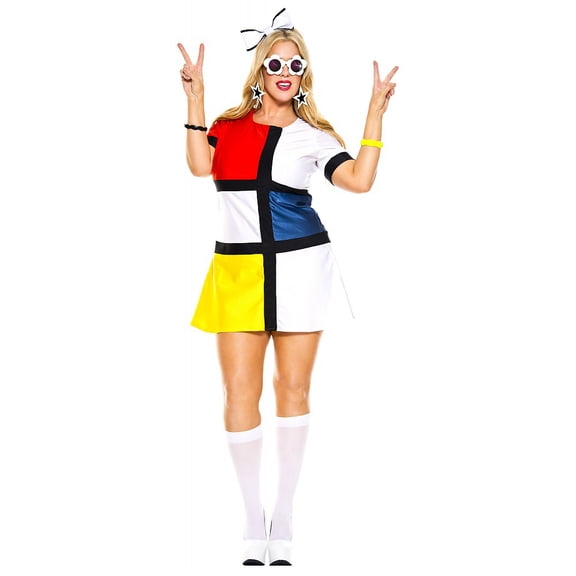 60s Mod Muse Adult Costume - Plus Size 3X/4X