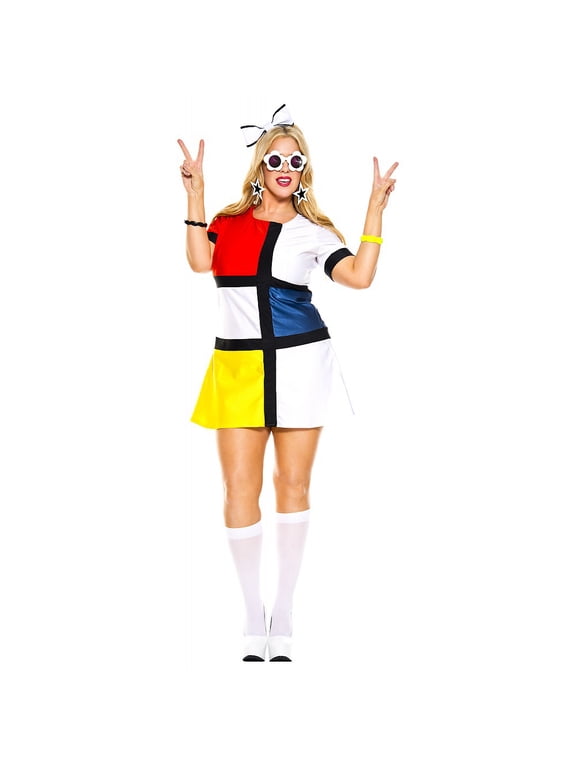60s Mod Muse Adult Costume - Plus Size 3X/4X