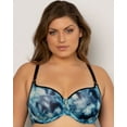 thumbnail image 1 of Women's Curvy Couture 1274 Tulip Sheer Smooth T-Shirt Push Up Bra (Floral Wash 46DDD), 1 of 9