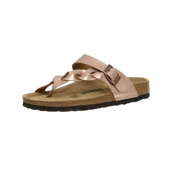 Women's Cushionaire Libby Cork Footbed Sandal with  Comfort