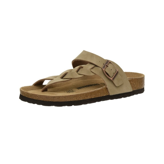 Women's Cushionaire Libby Cork Footbed Sandal with +Comfort