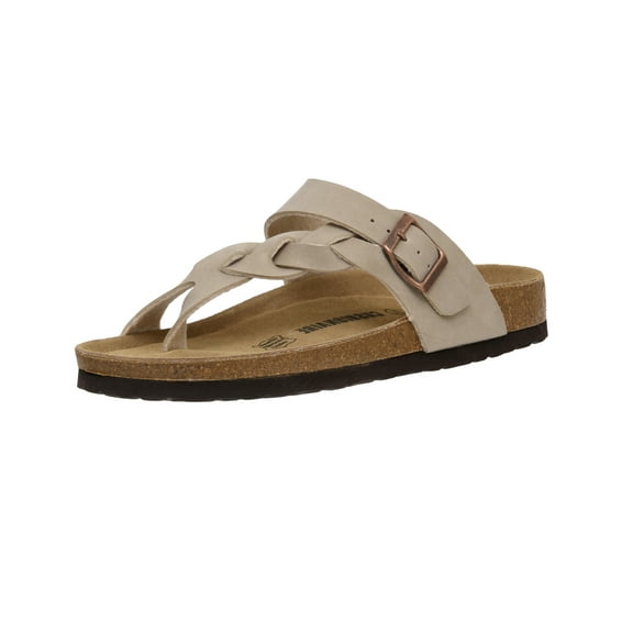 Women's Cushionaire Libby Cork Footbed Sandal with  Comfort