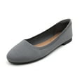thumbnail image 1 of Women's Cusioned Insole Classic Round Toe Ballerina Flat, 1 of 4