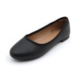 thumbnail image 1 of Women's Cusioned Insole Classic Round Toe Ballerina Flat, 1 of 4
