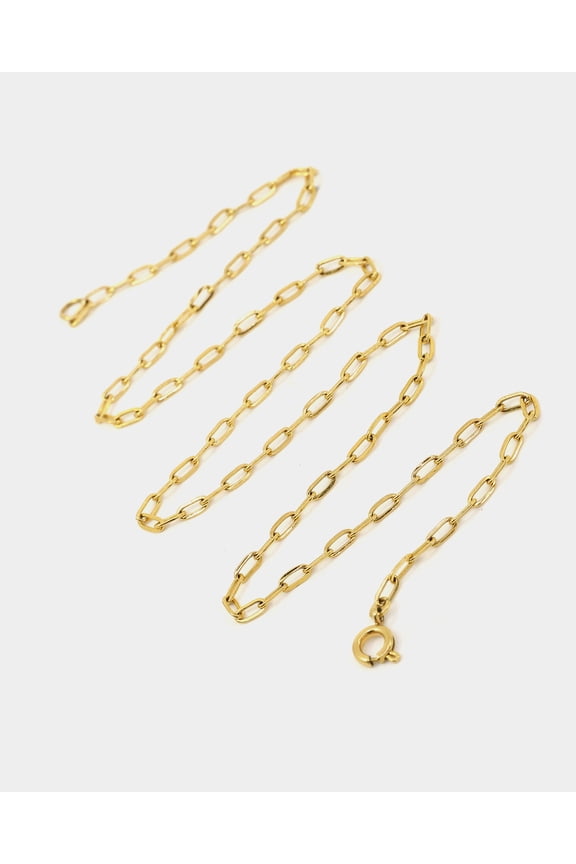 Women's Customisable Long Cable Necklace