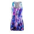 thumbnail image 1 of Women's Cut & Sew Racerback Dress (AOP) Ocean Potion, 1 of 7