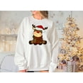 thumbnail image 1 of Women's Cute Baby Rudolph Christmas Sweatshirt, Funny Christmas Sweater, 1 of 9