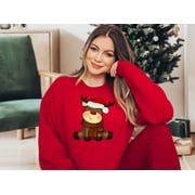 Apollo Funny Christmas Sweater Women With Led Lights Grey | Underwear District