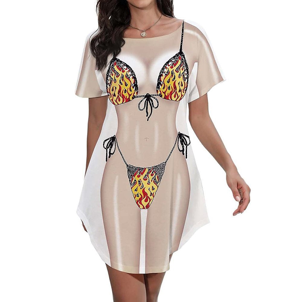 bikini t shirt dress Bikini Bod T-Shirt Dress