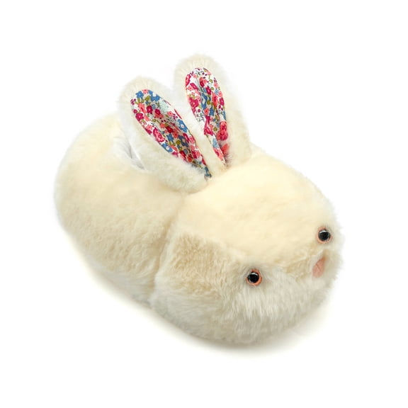 Women's Cute Bunny Slippers Interesting Comfortable Furry Slippers Soft Plush Winter Season Keep Warm Home Slippers (One Size Fits All Adults)
