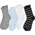 thumbnail image 1 of Women's Cute Crew Socks, Casual Athletic Bowknot Cherry Calf Novelty Socks, 1 of 13