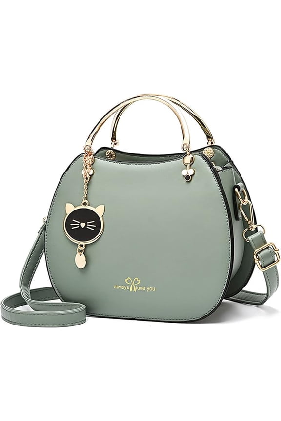 Women's Cute Fashion Purses and Handbags Cat Handle Bags Small Crossbody Shoulder Bag For Ladies with Kitty Purses