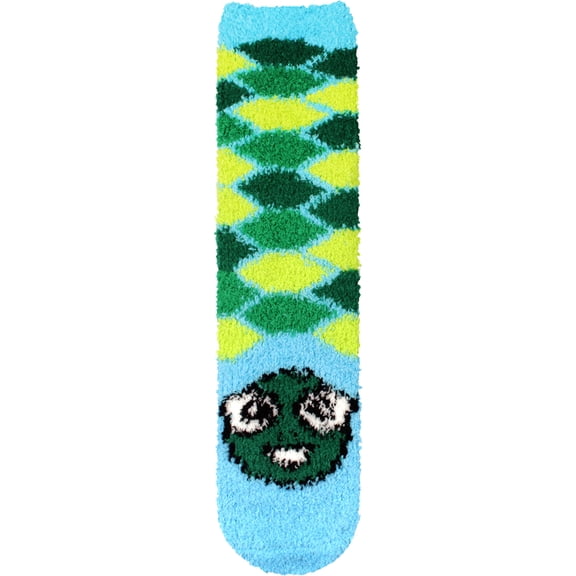 Women's Cute Fuzzy Cozy Super Warm Soft Animal Indoor Outdoor Cabin Crew Socks, 04 Turtle, 1 Pair
