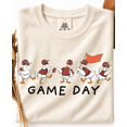 thumbnail image 1 of Women's Cute Game Day Graphic Football T Shirt, Cute Football Graphic Tee, Football Shirt for Women, Game Day Shirt, Football Season Tee, Football Fan Gift, 1 of 5