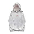 thumbnail image 1 of Women's Cute Hoodies Oversize Bow Embroidered Print Hooded Cute Sweet Preppy Long Sleeve Winter Fashion Sweatshirts Pink, 1 of 4