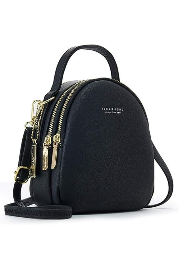 Women's Cute Mini Backpack PU Leather Crossbody Bag Fashion Small Purse Lightweight Travel Shoulder Bag Gift