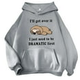 thumbnail image 1 of Women's Cute Print Long Sleeve Pullover Hooded Sweatshirt Casual Comfortable Tops, 1 of 3