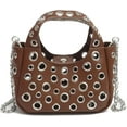 thumbnail image 1 of Women's Cute Punk Studded Purse Y2K Leather Shoulder Bag Daily Vintage Handbag Aesthetically Pleasing Purse, 1 of 6