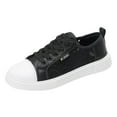 thumbnail image 1 of Women's Cute Slip-On Canvas Sneakers Elastic Comfort Lightweight Flats for Casual Walking, 1 of 7