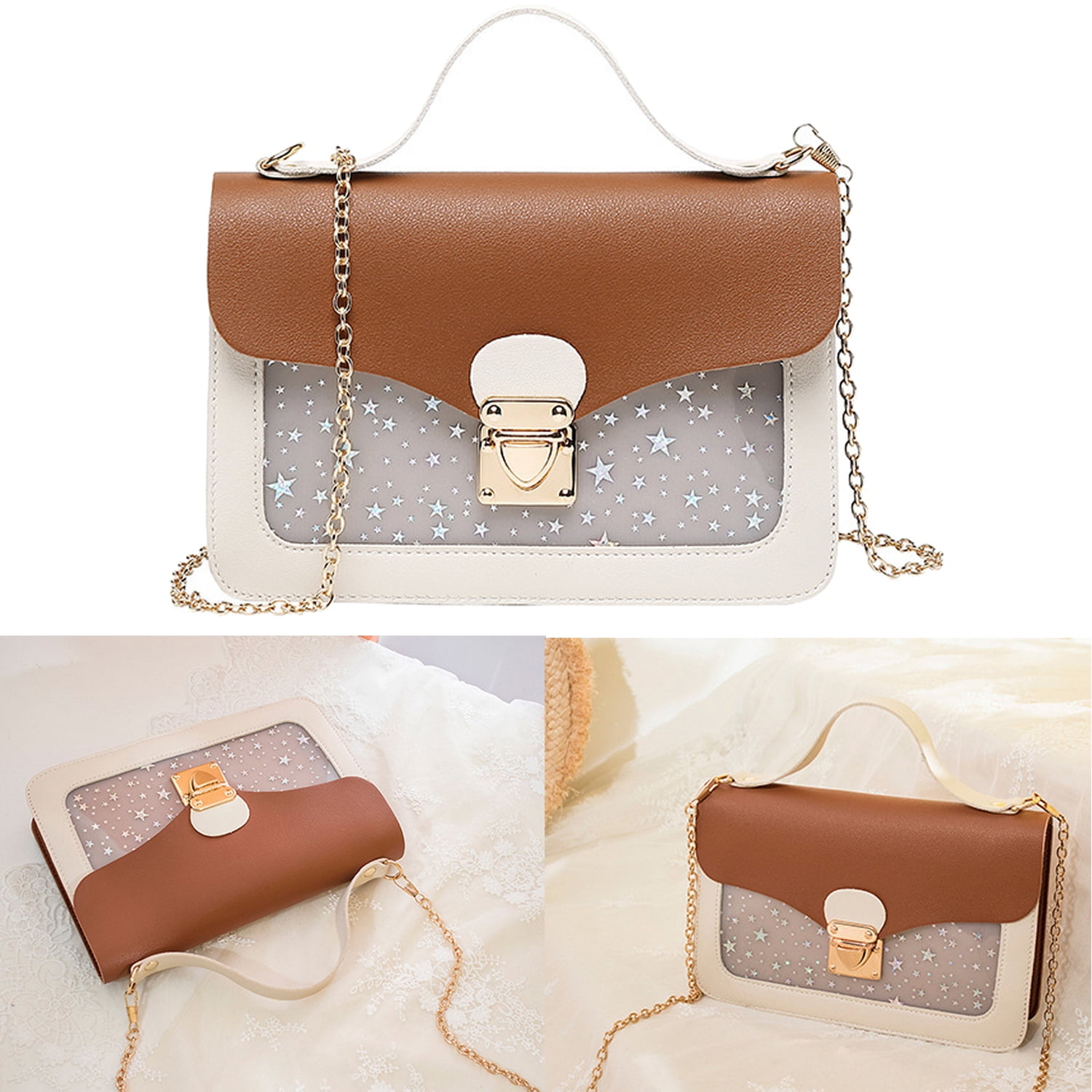 CoCopeaunt Small Handbags for Women Flap Female Bag Wide Strap Chain Luxury  Designer Handbag Crossbody Bags Woman Womens Trend New 