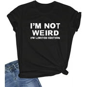 Women's Cute T Shirt Junior Tops Teen Girls Graphic Tees Summer Top Casual Round Neck