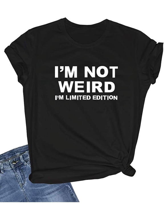 Women's Cute T Shirt Junior Tops Teen Girls Graphic Tees Summer Top Casual Round Neck