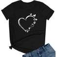 thumbnail image 1 of Women's Cute T Shirt Junior Tops Teen Girls Graphic Tees, 1 of 3