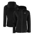 thumbnail image 1 of Women's Cutter & Buck  Black ACC Gear Rainier PrimaLoft Eco Insulated Printed Full-Zip Puffer Vest, 1 of 3