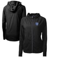 thumbnail image 1 of Women's Cutter & Buck Black Air Force Falcons Adapt Eco Knit Hybrid Recycled Full-Zip Hoodie, 1 of 3