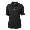 thumbnail image 1 of Women's Cutter & Buck Black Alabama Crimson Tide Virtue Eco Pique Recycled Polo, 1 of 1