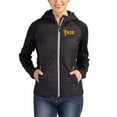 thumbnail image 1 of Women's Cutter & Buck Black Arizona State Sun Devils Rainier Primaloft Eco Raglan Full-Zip Hybrid Hooded Jacket, 1 of 2