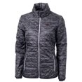 thumbnail image 1 of Women's Cutter & Buck Black Arkansas Razorbacks Eco Full-Zip Puffer Jacket, 1 of 1