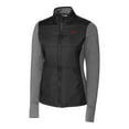 thumbnail image 1 of Women's Cutter & Buck Black Arkansas Razorbacks Stealth Full-Zip Jacket, 1 of 1