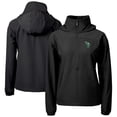 thumbnail image 1 of Women's Cutter & Buck Black Athletics Charter Eco Recycled Half-Zip Anorak Jacket, 1 of 3