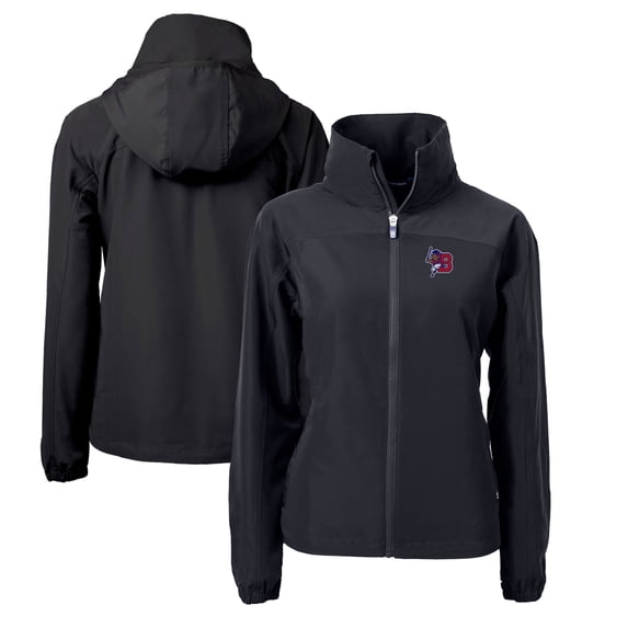Women's Cutter & Buck Black Buffalo Bisons Charter Eco Recycled Full-Zip Jacket