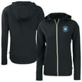 thumbnail image 1 of Women's-Cutter & Buck  Black Charlotte FC Daybreak Eco Recycled Full-Zip Hoodie, 1 of 3