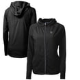 thumbnail image 1 of Women's Cutter & Buck Black Cincinnati Bearcats Adapt Eco Knit Hybrid Recycled Full-Zip Hoodie, 1 of 3