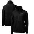 thumbnail image 1 of Women's Cutter & Buck Black Cincinnati Bearcats Cascade Eco Sherpa Fleece Half-Zip Pullover Jacket, 1 of 3