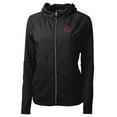 thumbnail image 1 of Women's Cutter & Buck Black Cincinnati Reds Adapt Eco Knit Full-Zip Jacket, 1 of 1