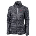 thumbnail image 1 of Women's Cutter & Buck Black Cincinnati Reds Rainier PrimaLoft Printed Full-Zip Puffer Jacket, 1 of 1