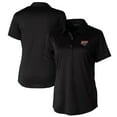 thumbnail image 1 of Women's Cutter & Buck Black Clark Atlanta University Panthers Prospect Textured Stretch Polo, 1 of 3