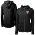 thumbnail image 1 of Women's-Cutter & Buck  Black FC Dallas Adapt Eco Knit Hybrid Recycled Raglan Full-Zip Jacket, 1 of 3