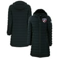 thumbnail image 1 of Women's-Cutter & Buck  Black FC Dallas Mission Ridge Repreve Eco Insulated Long Full-Zip Puffer Jacket, 1 of 3